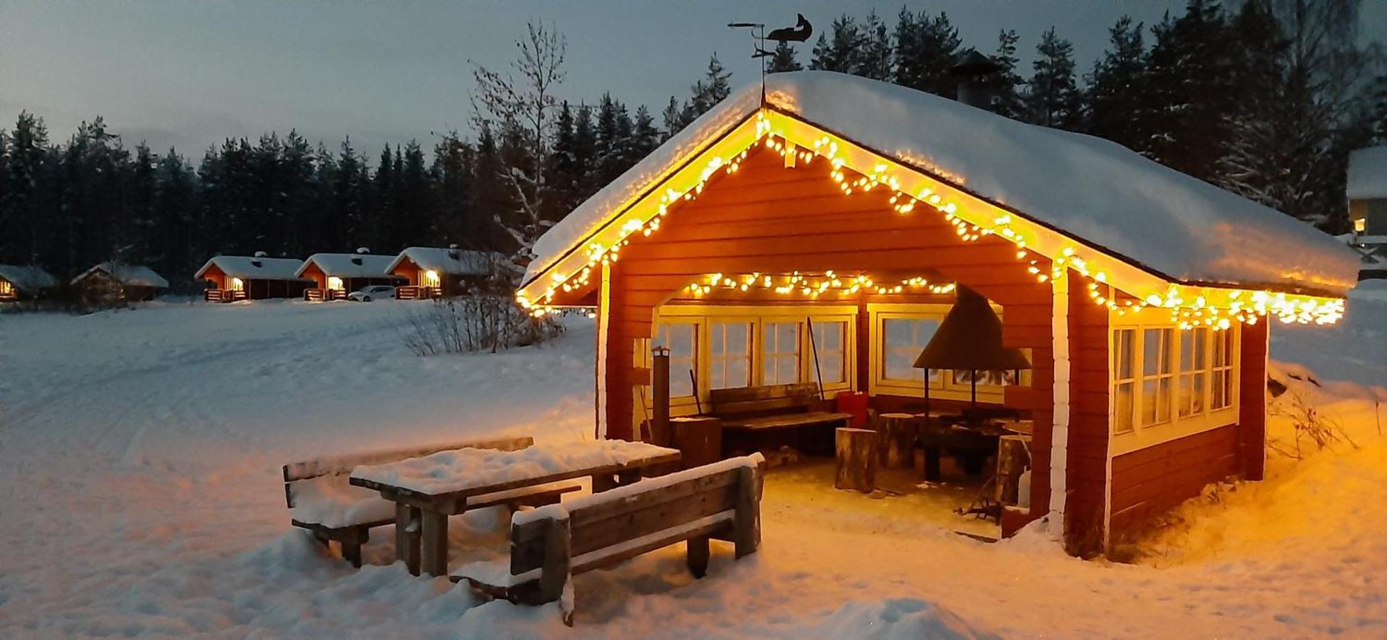 Korvala Log Cabins Villa Exterior photo